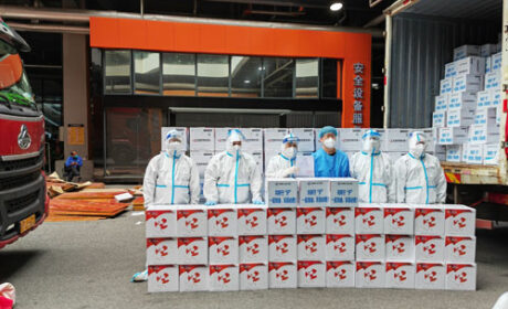 珍奥双迪健康产业集团捐赠抗疫物资交付上海最大方舱医院